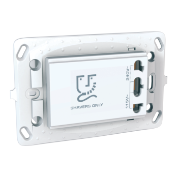  Unica blanc - prise rasoir 