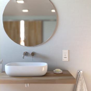  Enjo prise rasoir - Blanc 