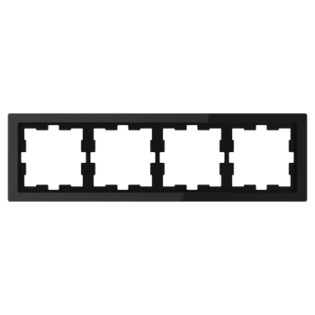  Cadre de finition verre noir 4 