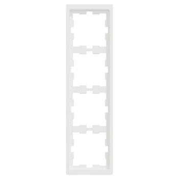  Cadre de finition blanc mat4 