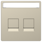  Enjo RJ45 porte-�tiq sable 