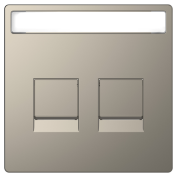  Enjo RJ45 porte-�tiq nickel 