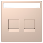  Enjo RJ45 porte-�tiq champagne 