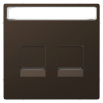  Enjo RJ45 porte-�tiq mocca 