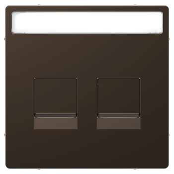  Enjo RJ45 porte-�tiq mocca 