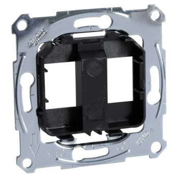  M�ca RJ45x2 Keystone noir 