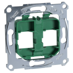  M�ca RJ45x2 Keystone vert 