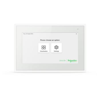  SpaceLogic KNX Ecran IP 7p Blc 