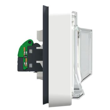  MUR RJ45 Cat6ASTP BLANC 