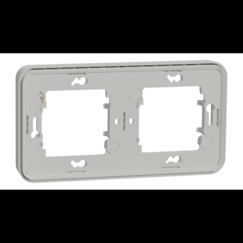  Cadre 2P blanc horizo encastr� 