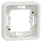  Cadre 1 poste blanc encastr 