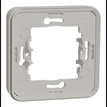  Cadre 1 poste blanc encastr� 