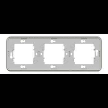  Cadre 3P blanc horizo encastr� 