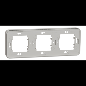  Cadre 3P blanc horizo encastr� 