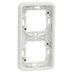  Cadre 2P blanc vertic encastr 