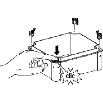  2 CHARNIER HT40 RAL7035 