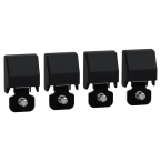  4 PATTES DE FIX ET CACHES 