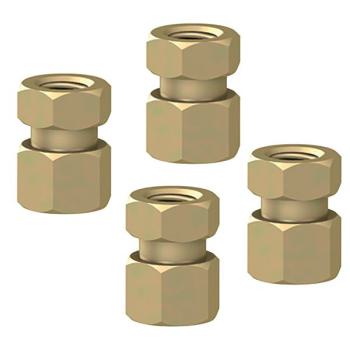  4 ECROUS PAR CHASSIS DIN 