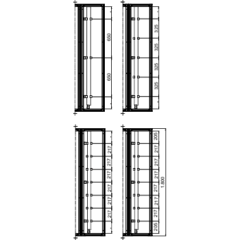  SUPP.BAR.VERTIC.3200A 800 