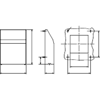  CAPOT IP55 INOX D.291X291 