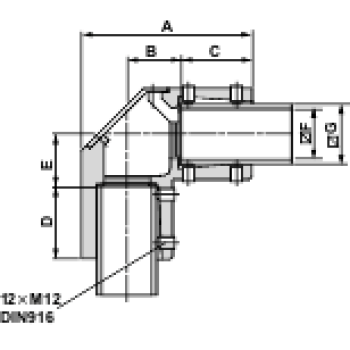  CM EQUER FIXE CARRE 50MM 
