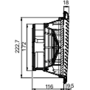  VENTIL.300M3-H 48VDC IP54 