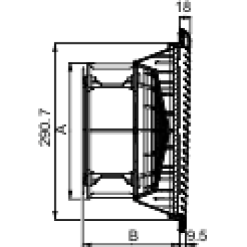  VENTIL.560M3-H 230V IP54 