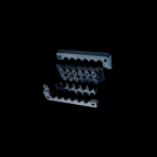  Plaque 9entr�es c�ble 112x36mm 