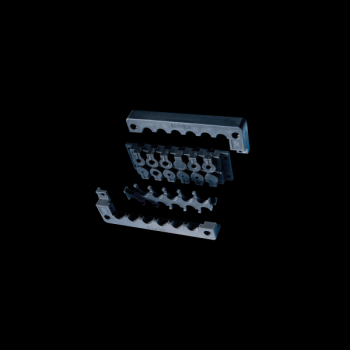  Plaque 9entr�es c�ble 112x36mm 