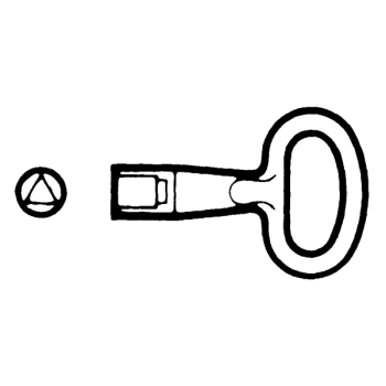  CLE MET.INSERT TRIANGLE 8 