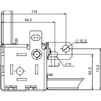  4 BRIDES FIX. SOCLE S6000 