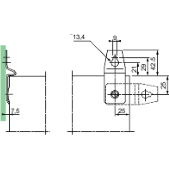  4 PATTE FIXA.REG INX 316L 