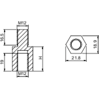 4 ENTRETOISES TOIT SF 60 