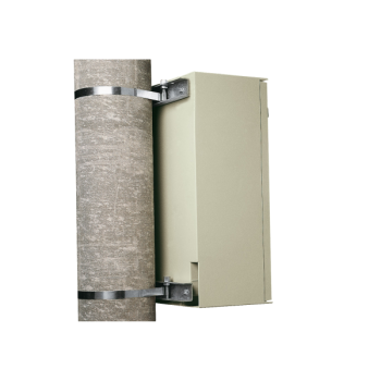  FIX.POTEAU P-COFFRET 400 