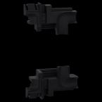  SFN - Reteneur double portes 