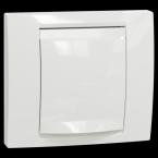  Plaque finition IP44 Blanc 1P 