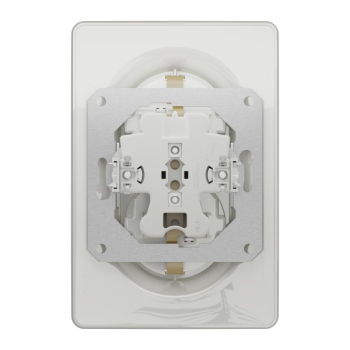  Prise 2x 2P+T DE vis Bla bo 1P 