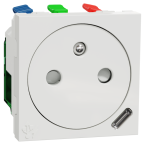  2P+T USB C FR 90� affl rap Blc 