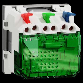  2P+T USB C FR 90� affl rap Alu 