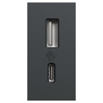  Charg USB A+C 15W 1mod anth 