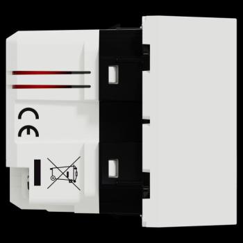  Prise charg USB rapide A+C blc 