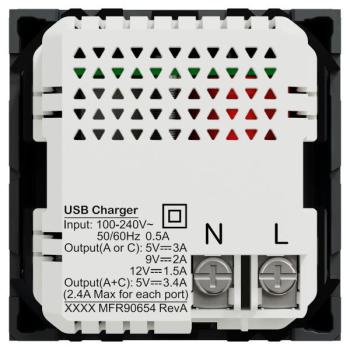  Prise charg USB rapid A+C anth 