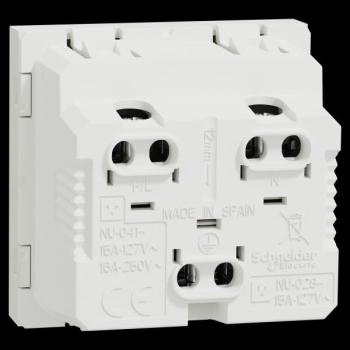  Prise std US 15A  2P+T blc 