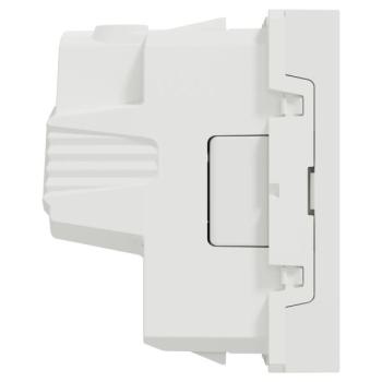  Prise 2P vis 2m Blanc 