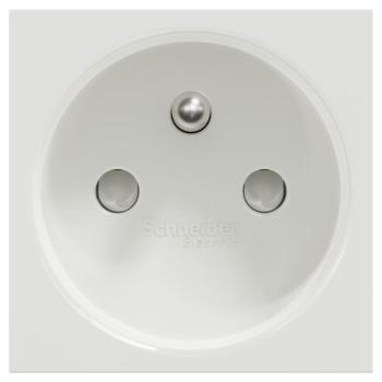  Prise 2P+T FR 90� vis Blanc 