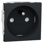  Prise 2P+T FR 90� vis Anth 