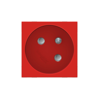  Prise 2P+T FR 45� rapide Rouge 