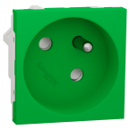  Prise 2P+T FR 45� rapide Vert 