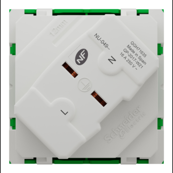  Prise 2P+T FR 45� rapide Vert 