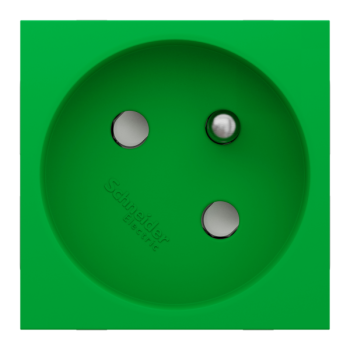  Prise 2P+T FR 45� rapide Vert 